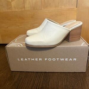 Portland Leather Closed Toe Heel Mule
